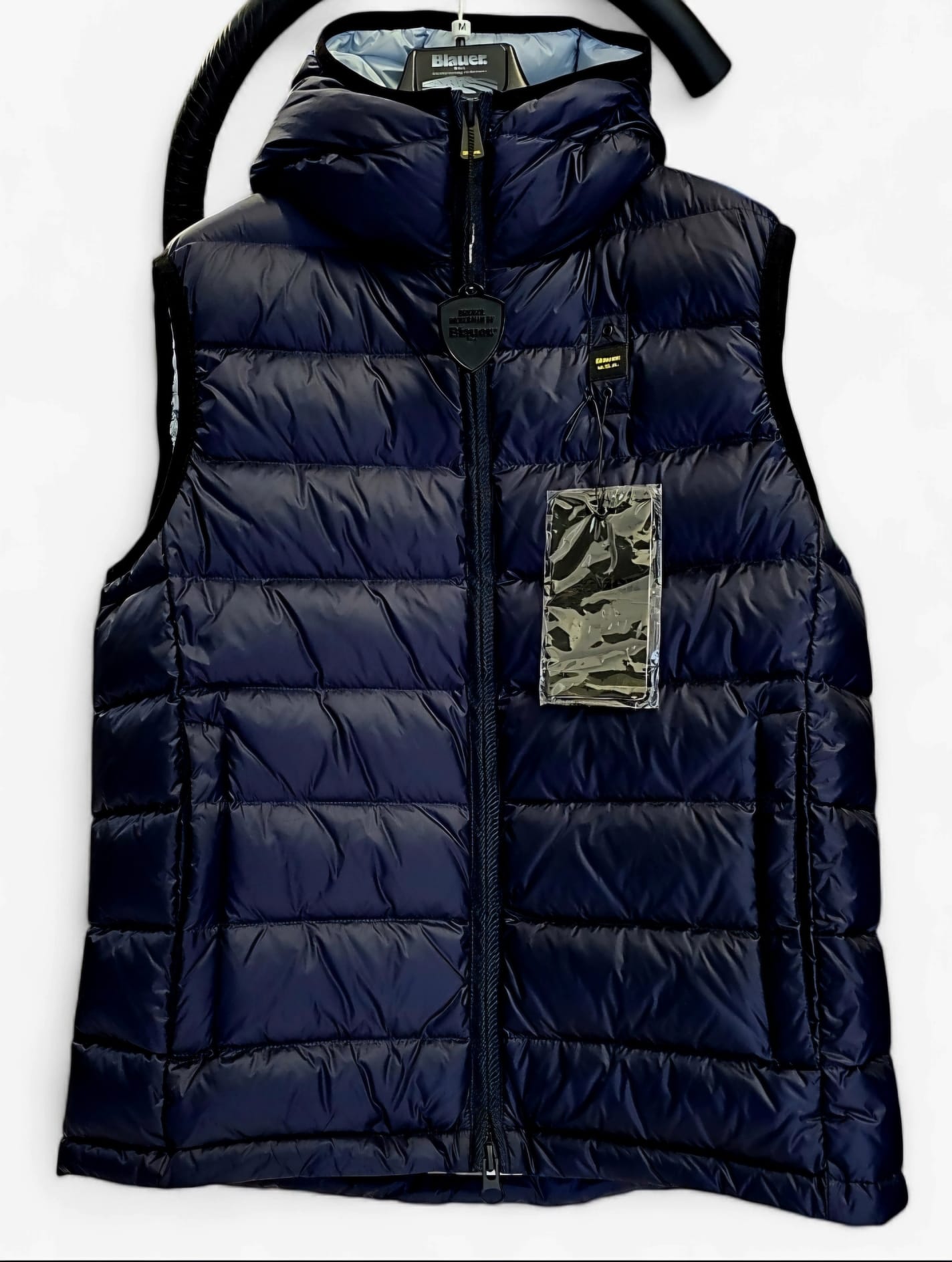 BLAUER GILET UOMO TRAPUNTATO IN PIUMA BLU