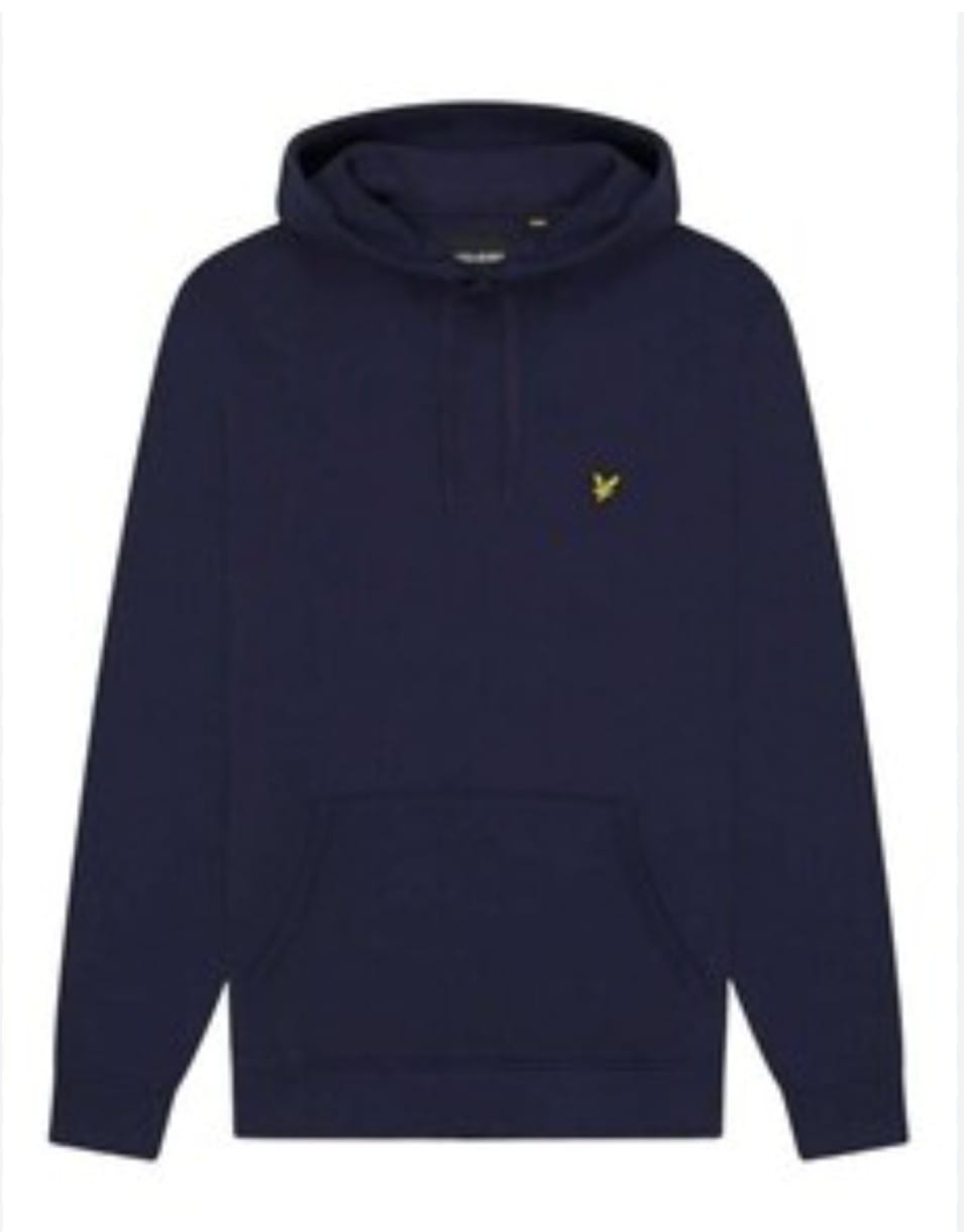 LYLE E SCOTT FELPA UOMO CON CAPPUCCIO DARK NAVY