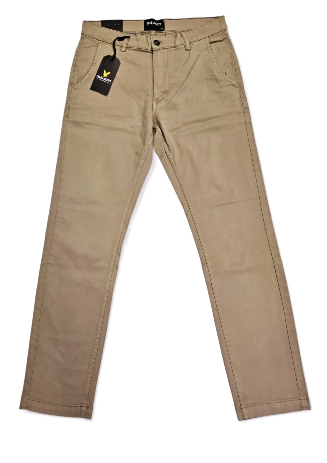 LYLE E SCOTT PANTALONE CHINO TROUSERS BEIGE