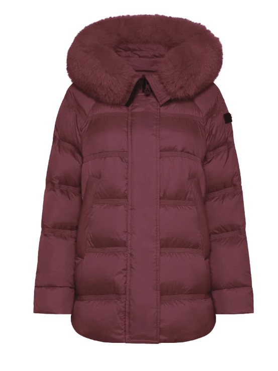 PEUTEREY PIUMINO DONNA TAKAN MQS 03 FUR ROSSO CILIEGIA