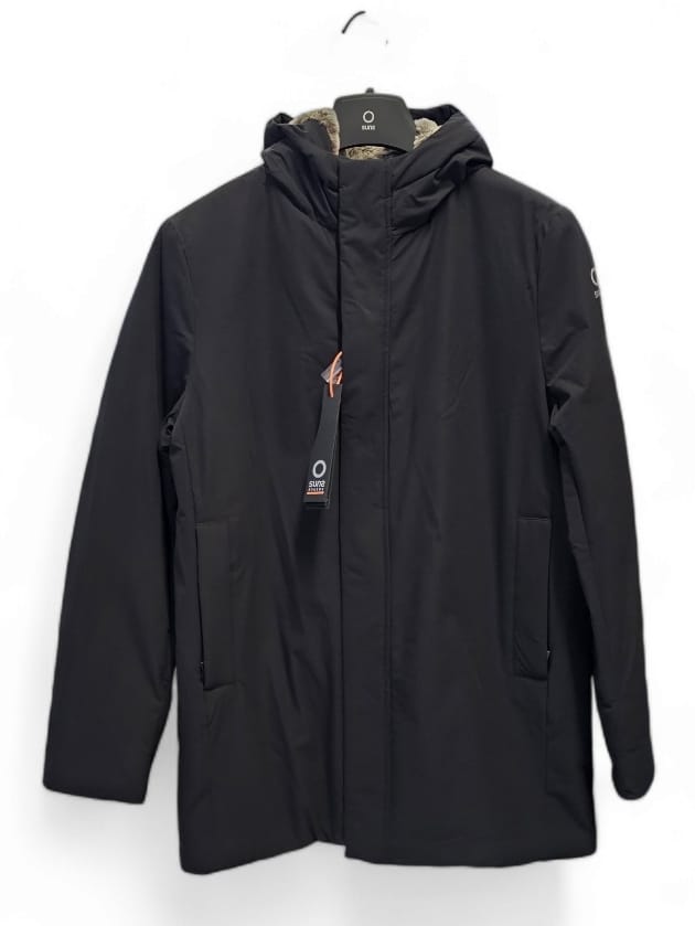 SUNS BOARDS PARKA UOMO GRANSASSO FUR NERO