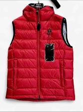 BLAUER GILET UOMO TRAPUNTATO IN PIUMA  ROSSO