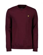 LYLE E SCOTT FELPA UOMO GIROCOLLO BURGUNDY