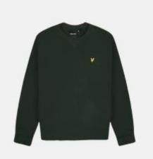 LYLE E SCOTT FELPA UOMO GIROCOLLO DARK GREEN