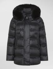 PEUTEREY PIUMINO DONNA TAKAN MQS 03 FUR NERO