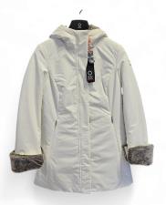 SUNS BOARDS PARKA DONNA CON PELLICCIA MARMOLADA FUR BIANCO